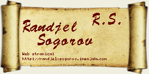 Ranđel Šogorov vizit kartica
